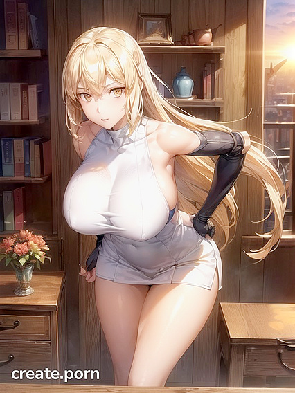Leaning Forward with Hands on Hips: Ultra-Detailed Hentai AI Pleasure