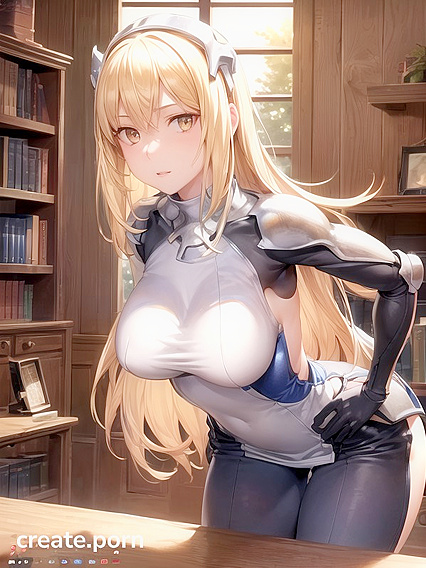 Hentai Ai Porn: Sultry Front View with Hands on Hips