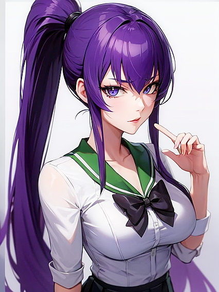 Saeko Busujima from of the Dead in Intense hentai Action