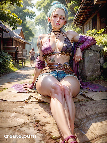 Muscular Hentai Fantasy: Feet Worship and Sensual Waist Shots