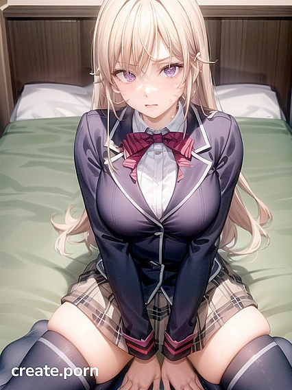 Kneeling Submissive Gets DildoInserted While Seductively Eyeing You