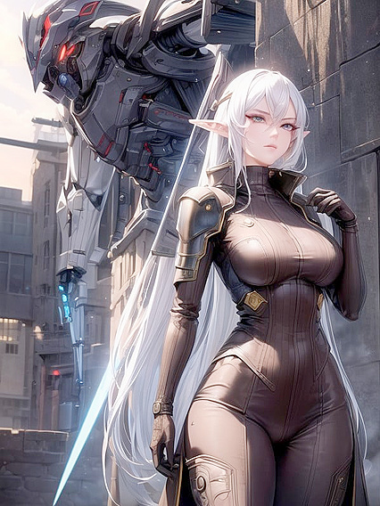 Pointy-EaredElf in Military Uniform Teased by Horny Demon horns for Intense Hentai Pleasure