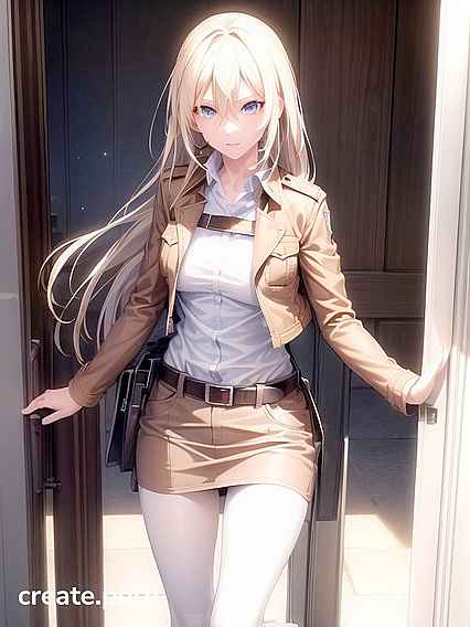 Historia from Attack on Titan inUltra-Detailed hentaiAI Action
