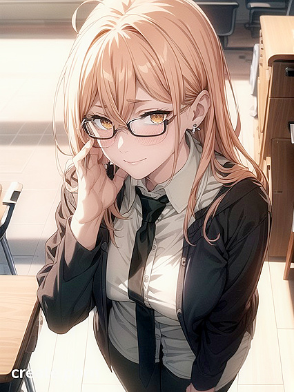 Messy-Haired Secretary Gets Wild in Office hentai Action