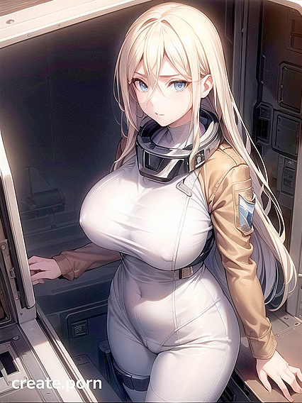 Leaning Forward with Hands on Hips: A Seductive View in Hentai AIPorn