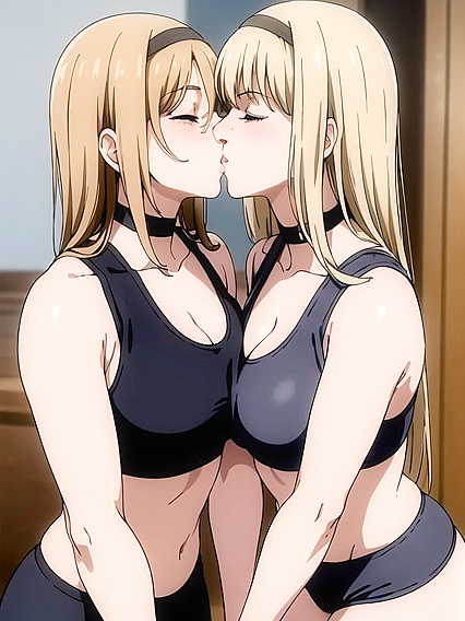 Mischievous Smiles and Blushes: A Detailed Two-Person Hentai Adventure