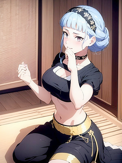18-Year-Old Gym Enthusiast in Sport Bra Exploring Horny Hentai Adventures