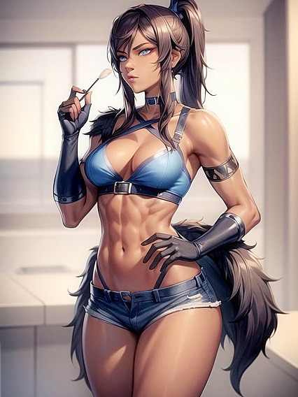Ultra-Detailed Hentai AI Porn with Makeup and Choker Seduction