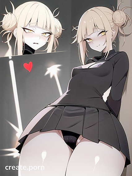 Skinny Toga Himiko from My Hero Academia Gets Wild in Meadow Hentai Action