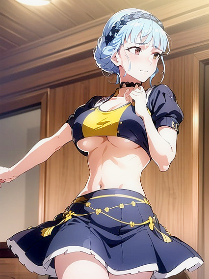 Cheerleader Choked and Bound in Intense Hentai Action Scenes