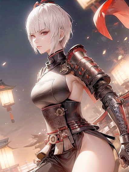Samurai Dances Seductively in Mesmerizing Solo Hentai Performance
