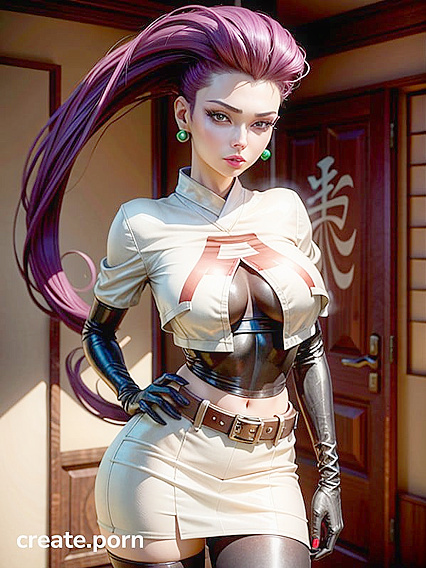 Jessie from Pokémon Wears Seductive Kimono in Hot Hentai Scenes