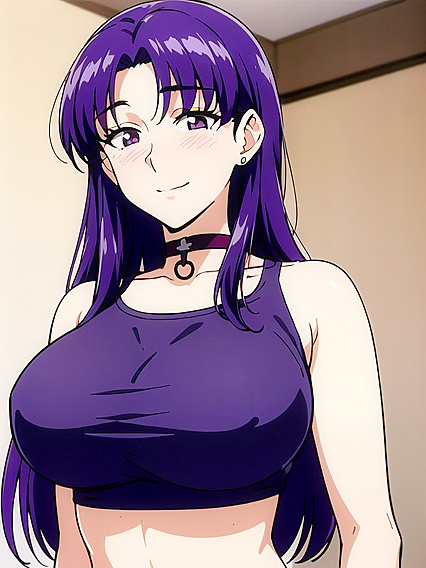 Misato from Evangelion in Explicit Detail for Sensual Hentai Pleasure