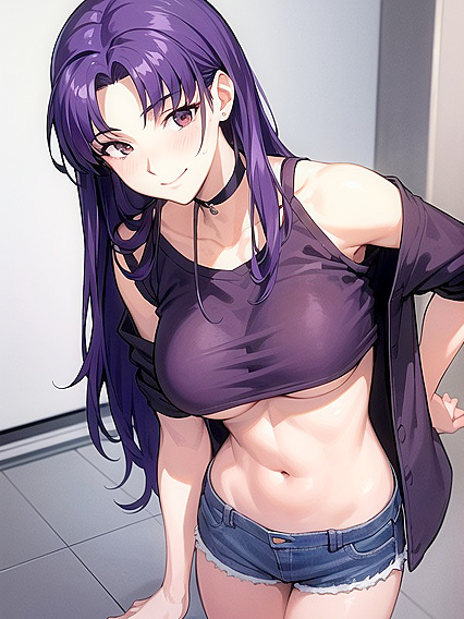 18-Year-Old inCrop Top Shows Off Underboob in Seductive Hentai Scenes