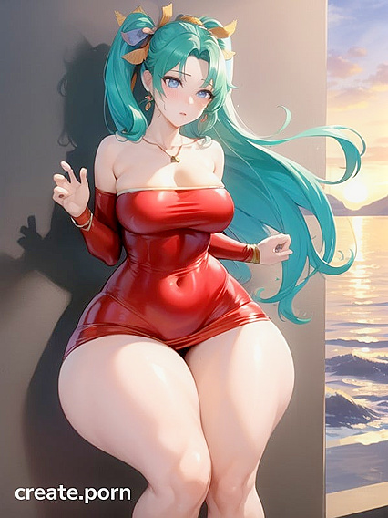 Sunny and Tina from Final Fantasy Seduce with Massive Breasts in hentai Ai Action