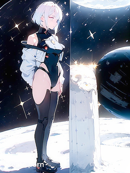 Heartbroken Heroine Sheds Sparkling Tears Under the Starry Sky in Erotic Hentai