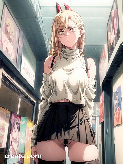 Short-Skirted Girl 18+ Shows Off Her Peace Sign and Black Pubes in Horny Hentai Action