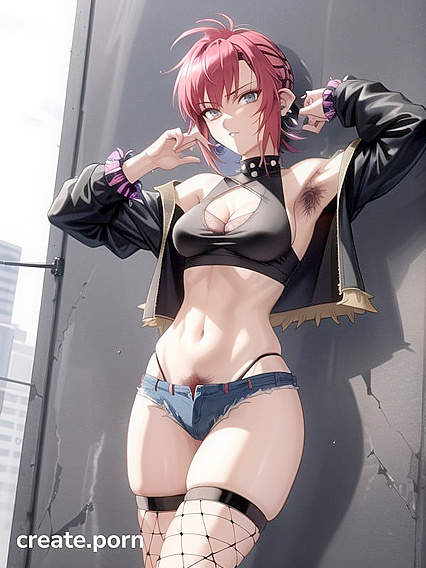 Armpit Hair and Piercings in Steamy Retro Hentai Action