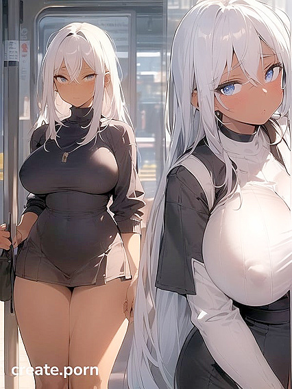 Gigantic Breasts and Dark Brown Skin inMind-Blowing Hentai Pornography