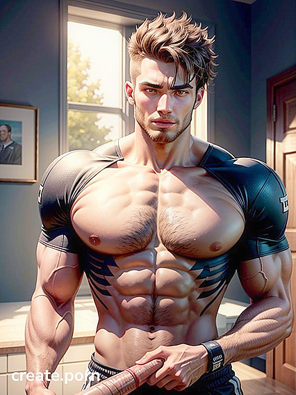 Big-Cocked Football Player ScoresMind-Blowing Goals on the Field Hentai Porn