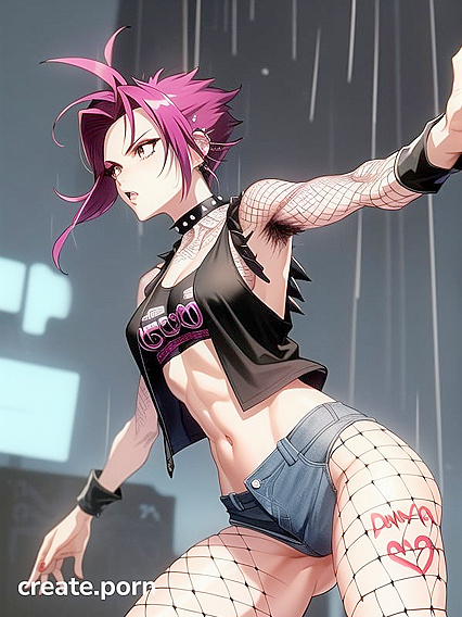 Retro hentai featuring pubic hair and glamorous makeup for ultimate pleasure