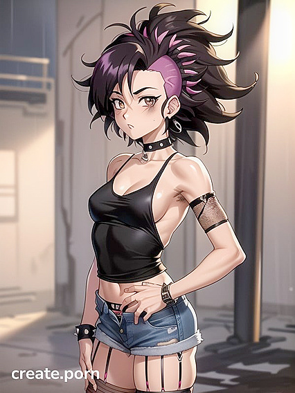 Retro hentai featuring spiky-haired, very hairy characters in thrilling adult scenes