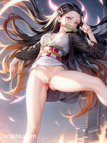 legs spread wide open pose in steamy hentai nsfw action
