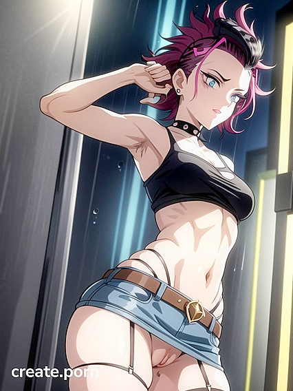 Pubic and Armpit Hair Detailing in Seductive Makeup Hentai Scenes