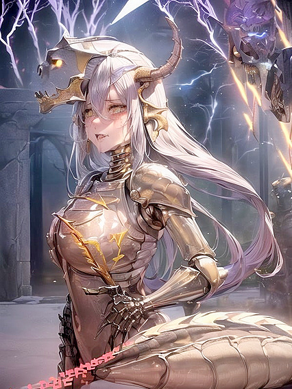 Mechanical Workshop Fantasy: Metal Skeleton Seduction in Hentai ACTION