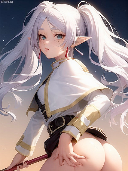 Pastel Dreams: Hairpins and Soft Bokeh Lights Enhance Erotic Hentai Pleasure