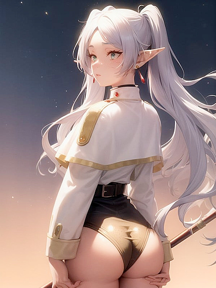 Vintage Oversized Sweater Girl 18+ in Pastel Paradise with Shimmery Seduction Hentai