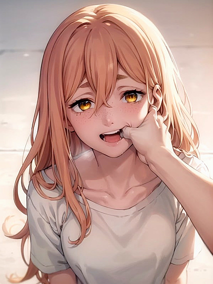 Holding Oversized Retro Sunglasses While Naked in Seductive Close-Up Hentai Scenes