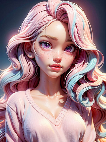 Close-Up Hairpin Accesories with Film Grain Effects in Seductive Hentai Scenes
