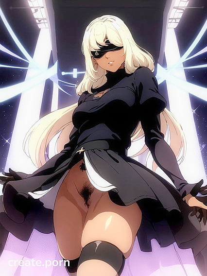 Dark-Tanned Beauty Goes Commando in naughty Hentai Action