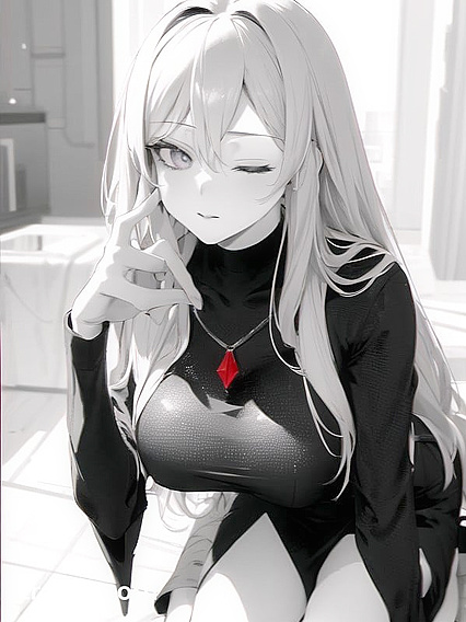 Seductive Goth Girl 18+ in Erotic Hentai Action