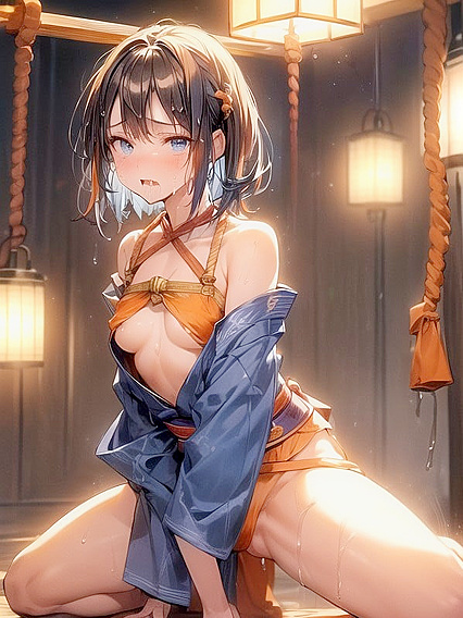 Screaming in Pleasure: Hanging ShibariHooks in Intense Hentai Action