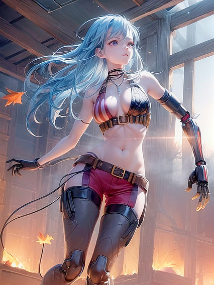 Metallic Sci-Fi Beauty Opens Wide for Intense Hentai Pleasure