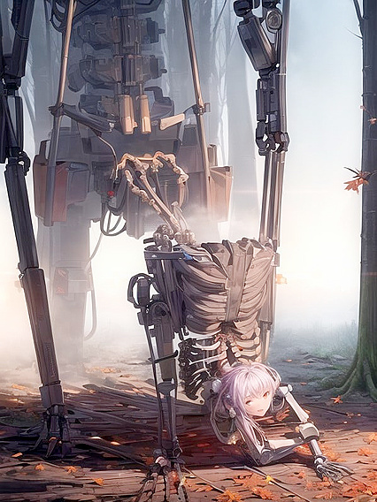 Falling Leaves in the Mysterious Dead Woods: Intense Hentai Action inside a Narrow Machine Chest