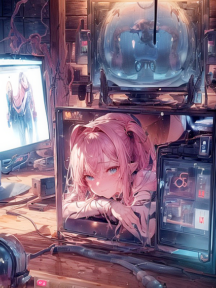 Mechanical Restraints and Switching in Intense Hentai Action
