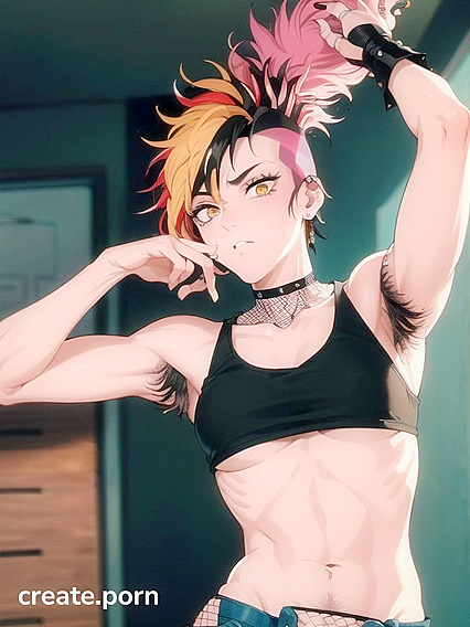 Fingerless Gloves and Sultry Makeup Enhance S-Style Seduction in Hentai Fantasy