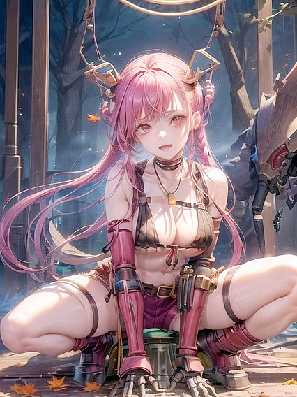 Hyper-Detailed Mechanical Arm Action in Intense Machine Hentai Scenes