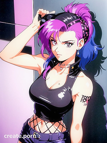 Armpit and Pubic Hair Fetish with Fingerless Gloves in Steamy Hentai Action
