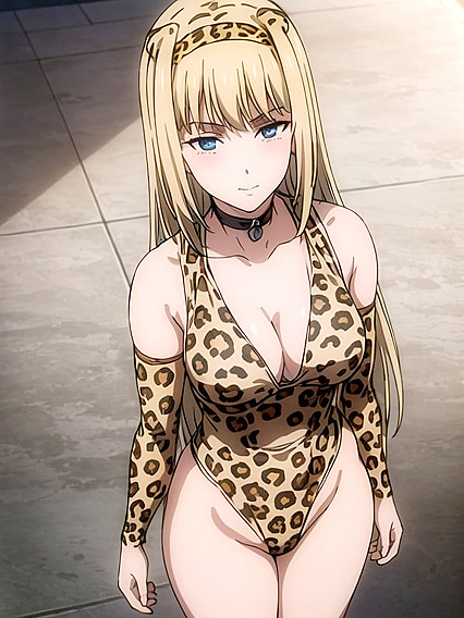 Seductive Leopard Print Leotard Action inSTEAMing Hentai Fantasies