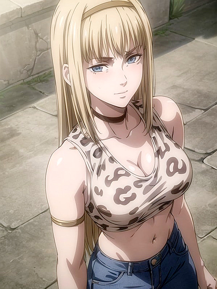Sensual Animal Print Crop Top Action in Steamy Hentai Scenes