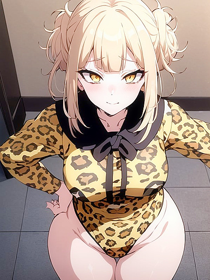 Seductive Leopard Print Leotard Action in Steamy HentaiPorn