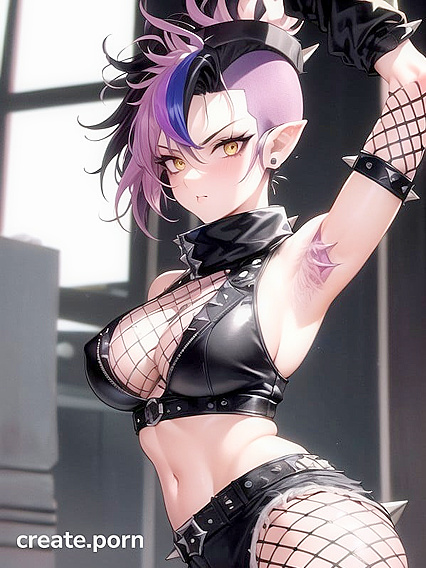 S-Style Seduction: Fishnet-clad Beauty in Steamy Hentai Action