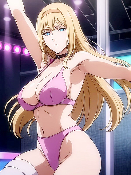 Pole Dancing Stripper Takes the Stage in Seductive Hentai Action