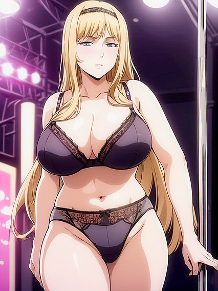 Sensational Stripper Poles Dance on Stage in Hot Hentai Action