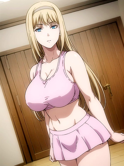 Cheerleader in Pink Outfit Gets Wild in Steamy Hentai Action