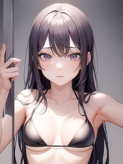 Bikini-clad Goddess Tempts You in Her Bedroom for Steamy Hentai Action